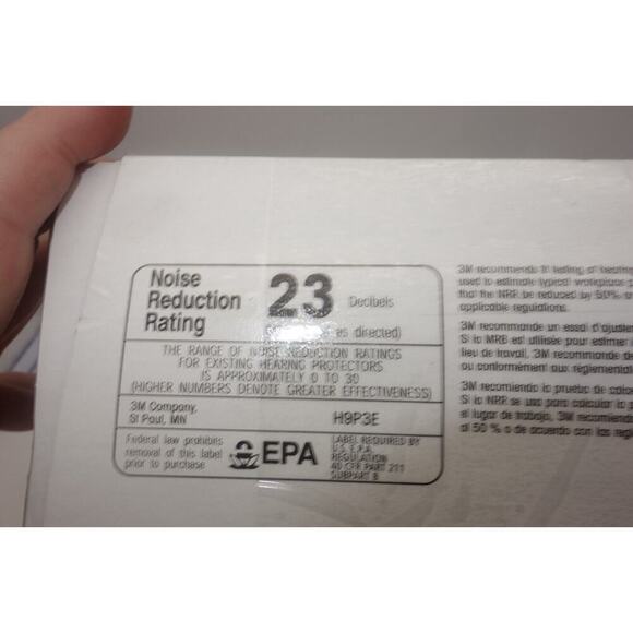 NEW 3M Peltor Optime H9P3E 98 Over-The-Head Earmuffs 23-Decibel Noise Reduction - Picture 4 of 5